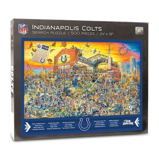 Joe Journeyman NFL 500 Piece Jigsaw Puzzle By Youthefan in Indianapolis Colts | 18" x 24" | Michaels®
